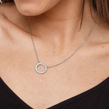 Колье c посеребрением (арт. 72069-8)