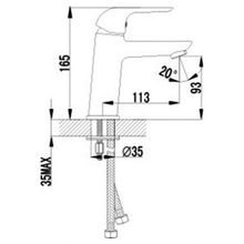 Смеситель SMARTsant СмартАтлая SM183506AA_R для раковины