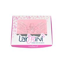 Larmini Мак со стразами розовая