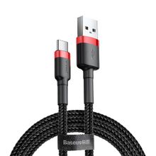 Baseus Кабель Baseus Cafule USB Tupe-C red+black 3m