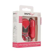 Shots Media BV Розовая вибропуля Remote Vibrating Bullet (розовый)