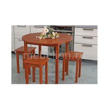 Боровичи Стол обеденный 90 x 90 вишня