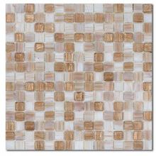 Смесь из стеклянной мозаики Rose Mosaic Samoa R+ (плитка 20x20 мм), матрица 327*327 мм (в коробке 2,14 м2)