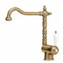Смеситель Franke Old England - монтаж перед окном, бронза