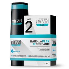 Восстанавливающий комплекс для волос (сыворотка-бустер + шампунь) Nirvel Hair Complex Regenerator Pack