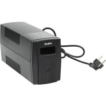 ИБП  UPS 650VA SVEN   Pro 650 Black    LCD,  USB,  защита RJ45