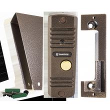 Tantos ✔ Видеодомофон с замком Tantos Mia HD + Corban HD, со считывателем Em, NoTouch