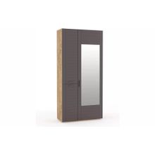 Сильва НМ 013.36 Шкаф с зеркалом Livorno  дуб бунратти   софт графит