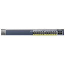 netgear managed smart-switch with 24ge+4sfp ports (24 poe+ ports) with static routing and ipv6,poe budget up to 384w(up to 720w via eps) (gs728tpp-100eus)