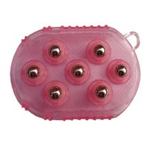 Варежка массажная с металлическими шариками