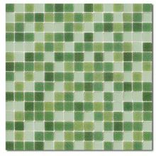 Смесь из стеклянной мозаики Rose Mosaic Mojito R+ (плитка 20x20 мм), матрица 327*327 мм (в коробке 4,28 м2)