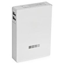 внешний аккумулятор Powerbank Interstep PB104002U, 10400 мАч, белый