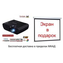 Проектор ViewSonic PJD7720HD + экран 124X221 в подарок!