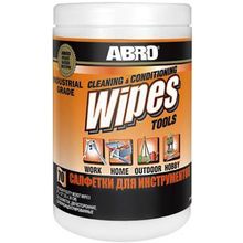 Abro Cleaning & Conditioning Wipes Tools 70 салфеток в тубе