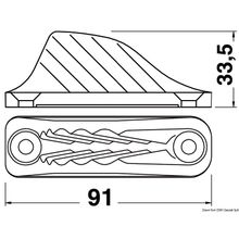 Osculati CLAMCLEATS CL 219, 56.201.11