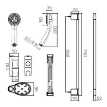 Душевой гарнитур Bravat Eco (D152CP-1A-RUS)