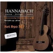 890MTGW18 KINDER GUITAR SIZE Струны для классической гитары 1 8 нейлон посеребренные Hannabach