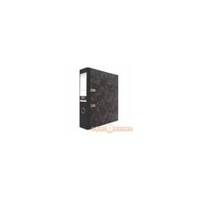Папка-регистратор INDEX  картон,   А4,  50мм,  черный мрамор