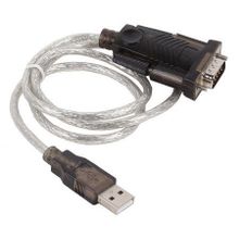 Адаптер USB Am - DB9M RS232, 1.8 м, крепеж винты, ORIENT USS-101N18