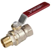 Шаровой кран Giacomini R914L DADO 1” ВН, красный рычаг