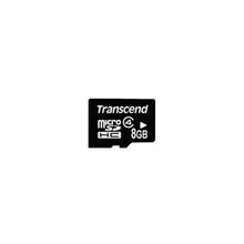 Transcend microsdhc ts8gusdhc4  8gb class4 + adapter