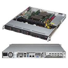 supermicro chassis 1u cse-113mfac2-605cb (12"x10" atx, 8x 2.5" hdd hs, 600w, 507mm.)