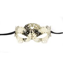 Золотистая металлическая маска Butterfly Masquerade Mask золотистый