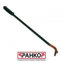 Лом-гвоздодер с резиновой ручкой (арматурный) L600 мм D 17 мм   030842-600