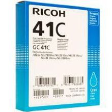 RICOH GC 41C картридж синий для Aficio SG 3110DN, 3110DNw, 3100SNw, 3110SFNw, 7100DN (2 200 стр)