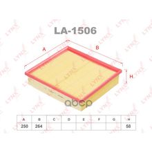 Фильтр Воздушный Opel Omega 94-. LYNXauto арт. LA1506
