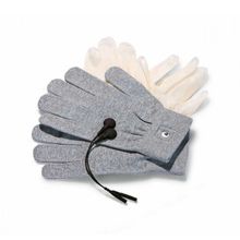 Перчатки для чувственного электромассажа Magic Gloves серый