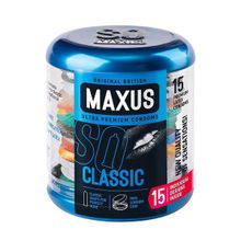 Классические презервативы в кейсе Maxus Classic 15шт