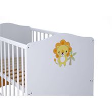 Polini Basic 140х70 см Джунгли бело-оранжевая