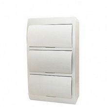 Распределительный шкаф ЩРН-П, 45 мод., IP40, навесной, пластик, белая дверь, с клеммами |  код. SQ0903-0011 |  TDM