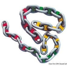 Osculati Chain marker, white 10 mm, 01.500.10BI