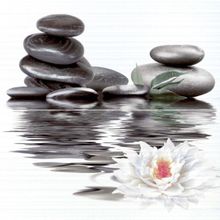 Панно Нефрит Фреш лотос 23-04-04-332-0 (из 2-х ч.) 500х500