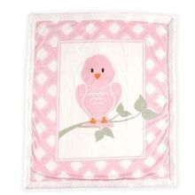 Плед Птичка Luvable Friends 45842 розовый 76х91