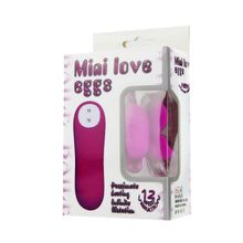 Силиконовая бабочка Mini Love Egg для массажа клитора лиловый