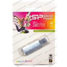 Флешка 4 Gb Silicon Power Ultima II i-SERIES Silver