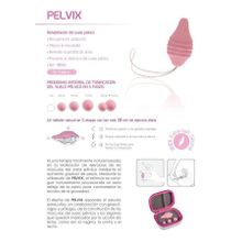 Adrien Lastic Набор для интимных тренировок Pelvix Concept: контейнер и 3 шарика (розовый)