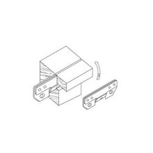 Foresti & Suardi Петля скрытая из полированной латуни Foresti & Suardi 348.L 80 x 34 x 28 мм