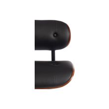 Tetchair Кресло CRAFT, орех, кож зам черный