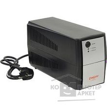 EXEGATE EP254850RUS ИБП  Power Back BNB-400 <400VA, Black-Silver, 2 евророзетки>