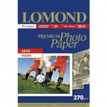 LOMOND 1106201 фотобумага сатин А6 (10 х15 см) 270 г м2, 20 листов
