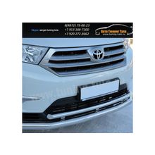 Защита бампера d63 42 секции+дуга Toyota HIGHLANDER 2010+   арт.682-1