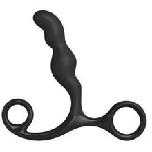 Массажер простаты Andrew Silicone Prostate Massager черный 10 см