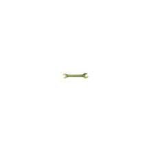 Ключ рожковый, 8 х 9 мм, желтый цинк   СИБРТЕХ