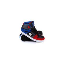 Высокие кеды детские DC Rebound Youth Shoe Black Royal Athletic Red