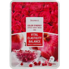 Deoproce Color Synergy Red Vital Elasticity Balance 1 тканевая маска