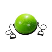 Балансировочная платформа StarFit BOSU GB-501 с эспандерами, с насосом, зеленая